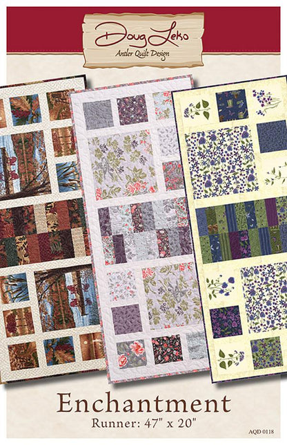 Enchantment Table Runner Pattern by Doug Leko for Antler Quilt Design