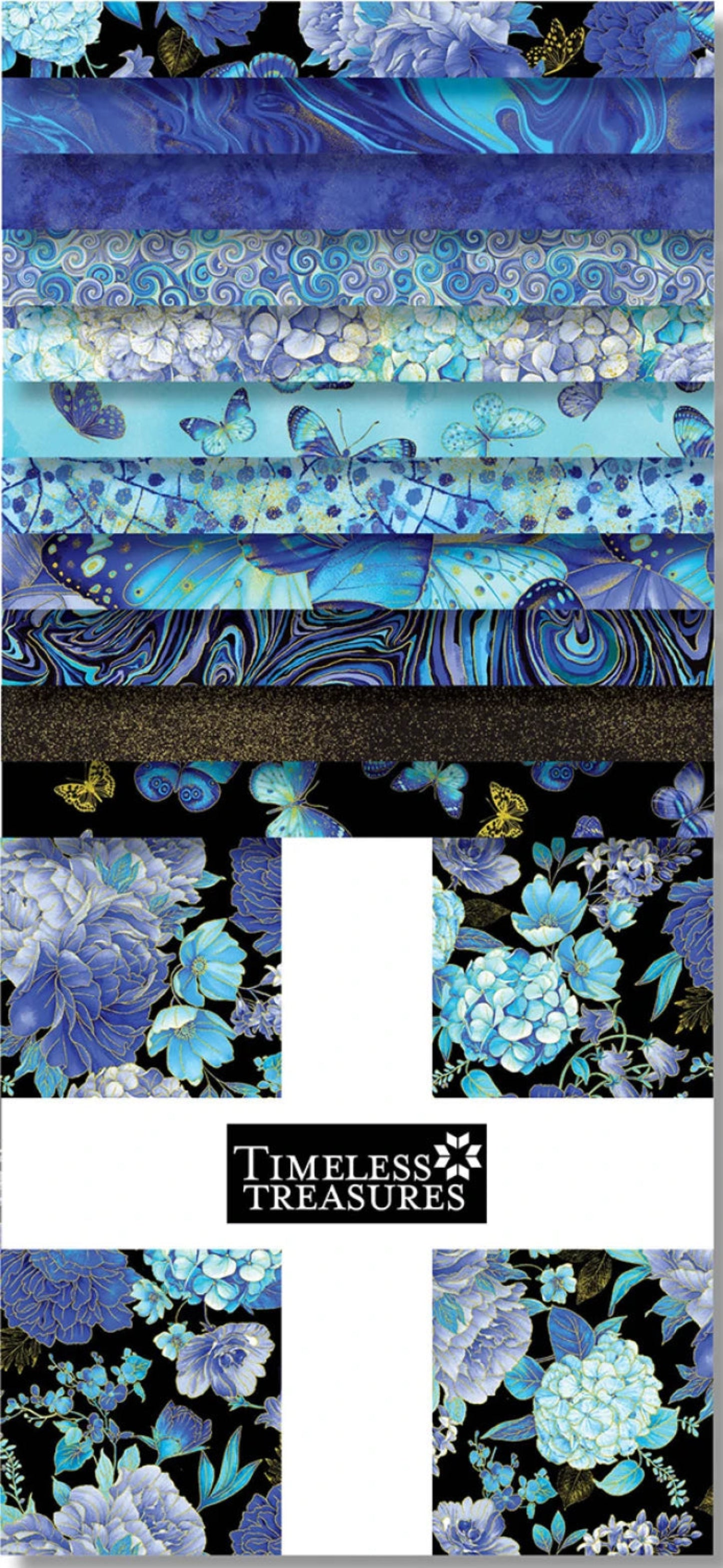 Layer Cake-Escapade-Timeless Treasures-42 - 10 inch Squares