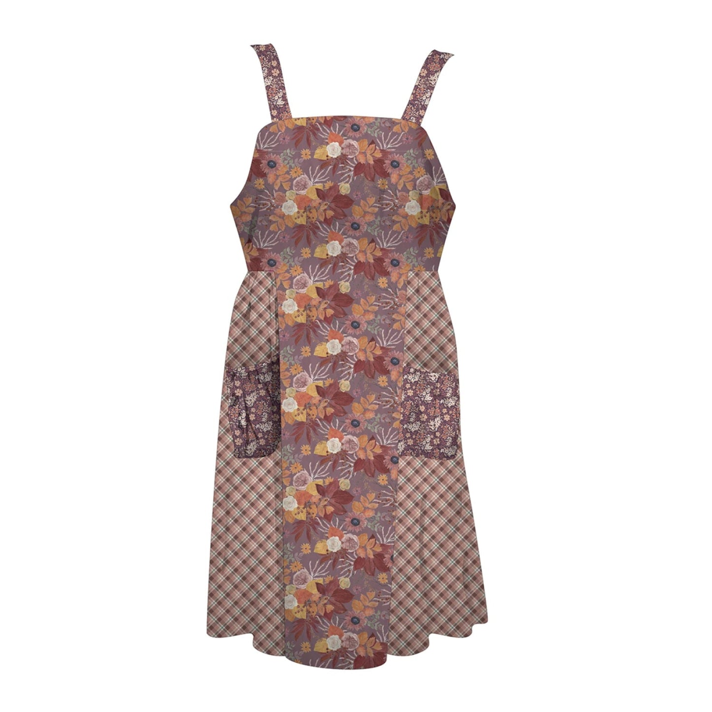 Evening on The Prairie Apron Panel - Color-Grape-Riley Blake-60" x 60"