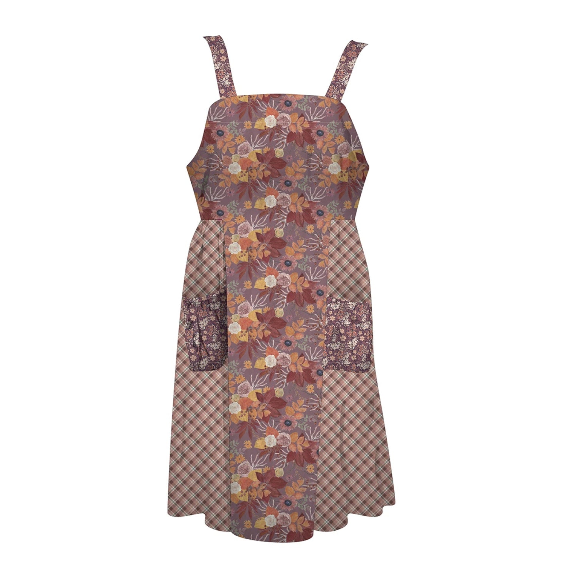 Evening on The Prairie Apron Panel - Color-Grape-Riley Blake-60" x 60"