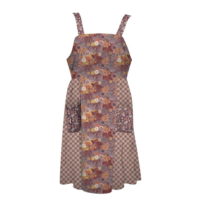 Evening on The Prairie Apron Panel - Color-Grape-Riley Blake-60" x 60"