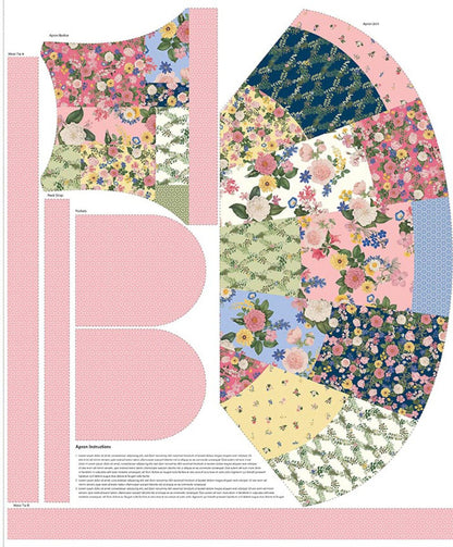 Everbloom 35 1/2" x 43 1/2" Apron Panel-Riley Blake