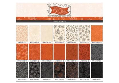 Spooky Stitches Fat Quarter Bundle-21 Fat Quarters per Bundle-Maywood Studios