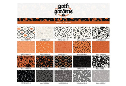 Goth Gardens - 20 Fat Quarter Bundle-Maywood Studios-5 yards of Fabric
