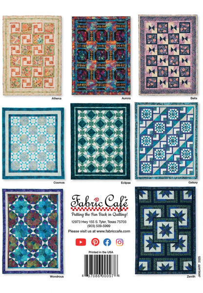 Fabulous 5-Yard Quilts-Fabric Cafe-8 Quilt  Patterns