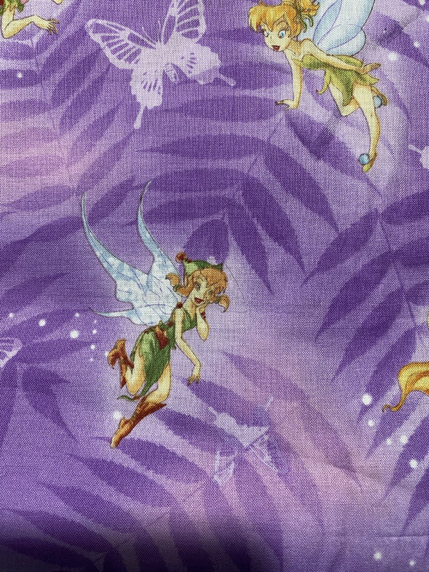 Fairies & Butterflies on a Lavender and Purple B/G-1 Yard-Very Rare