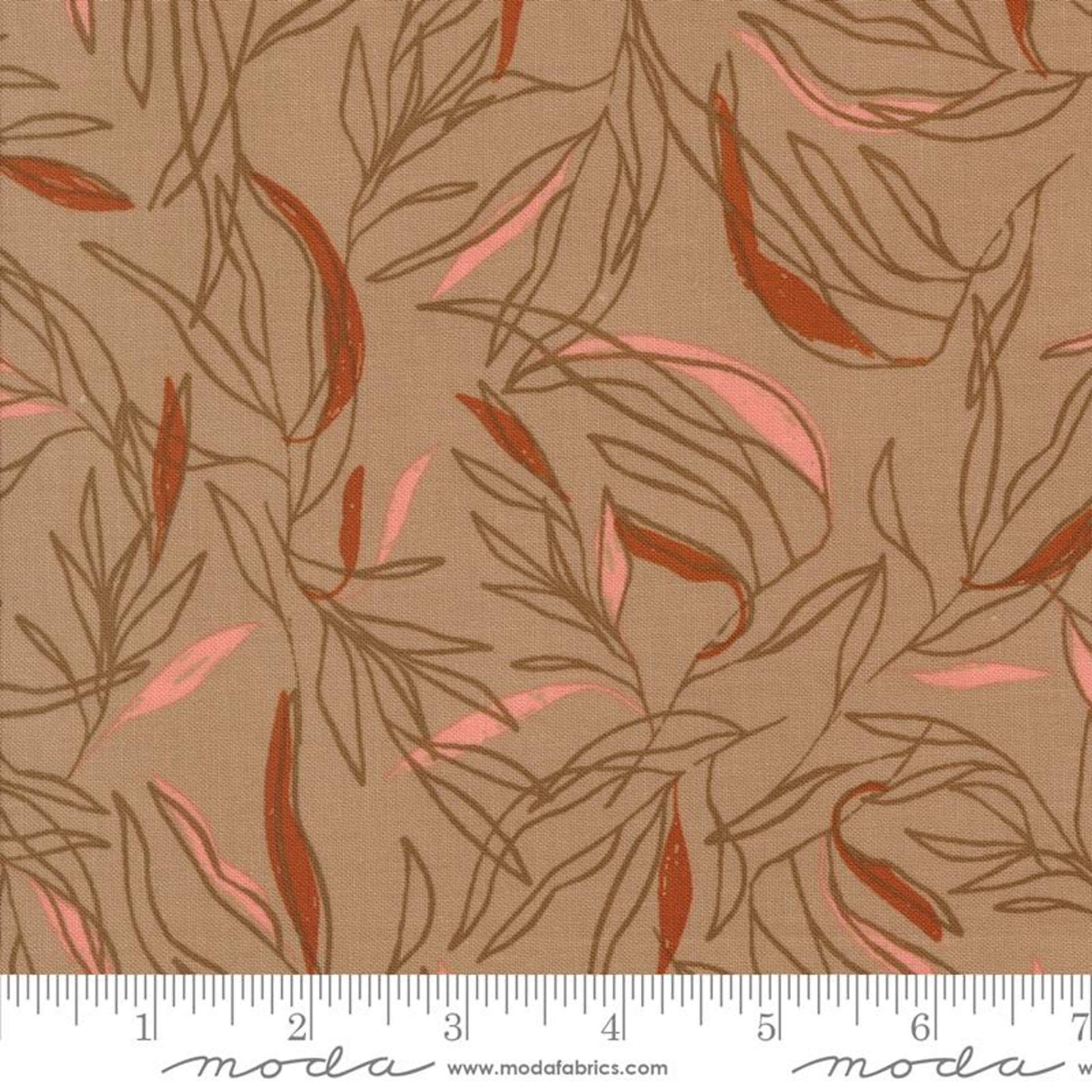 Foraged Found and Hand Me Down-Mushroom-Moda Fabrics-BTY