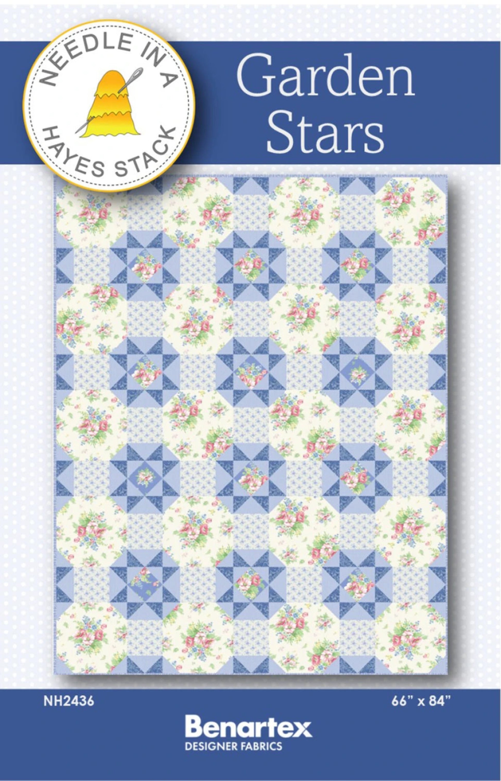 Garden Stars Quilt Pattern by Needle In A Hayes Stack