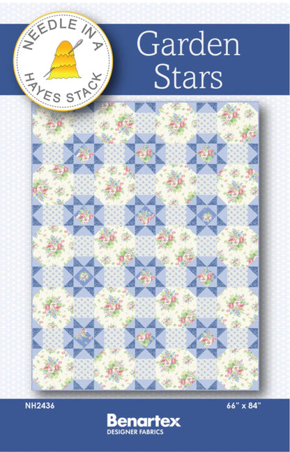 Garden Stars Quilt Pattern by Needle In A Hayes Stack