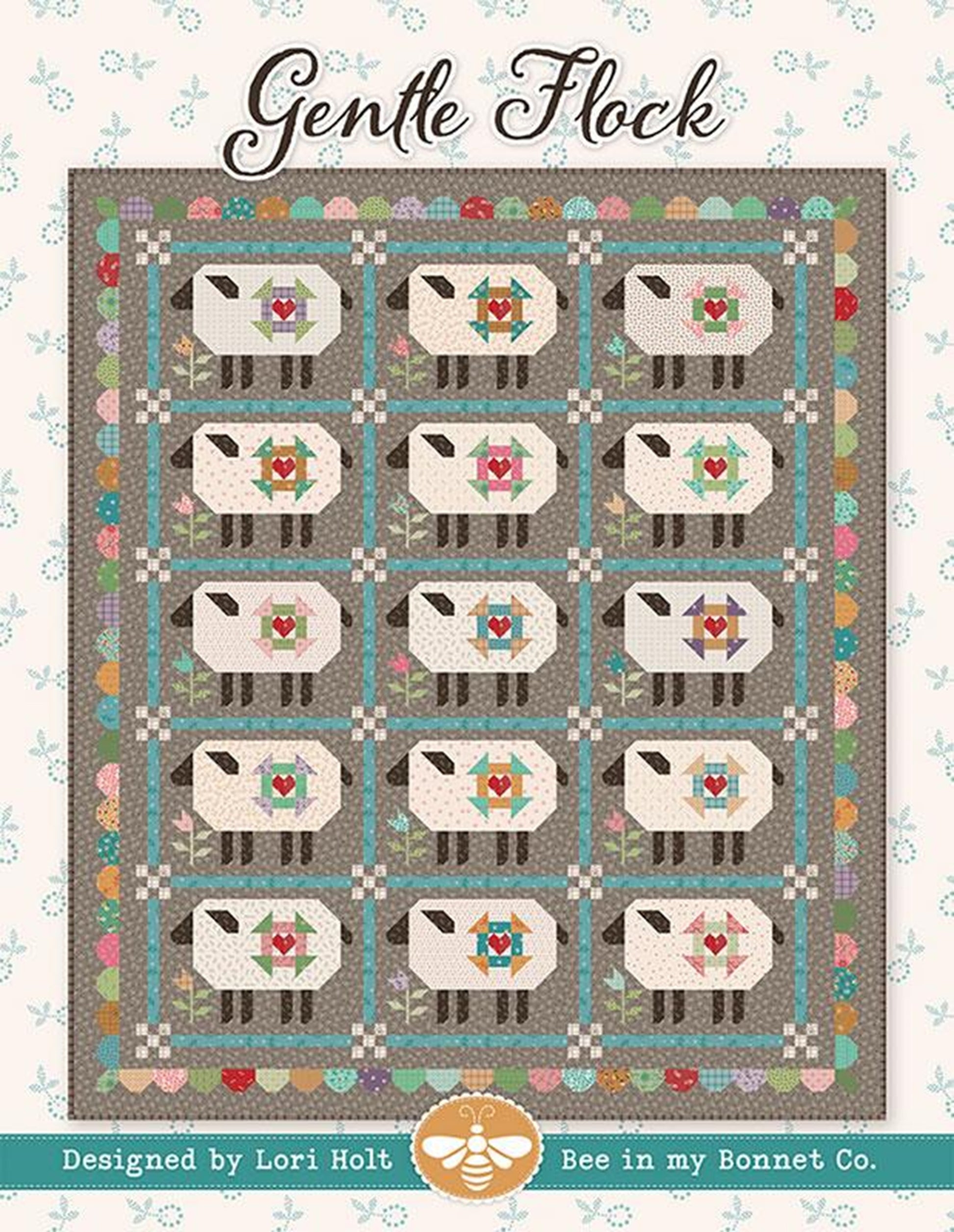 Gentle Flock Quilt Pattern by It's Sew Emma for Moda Fabrics