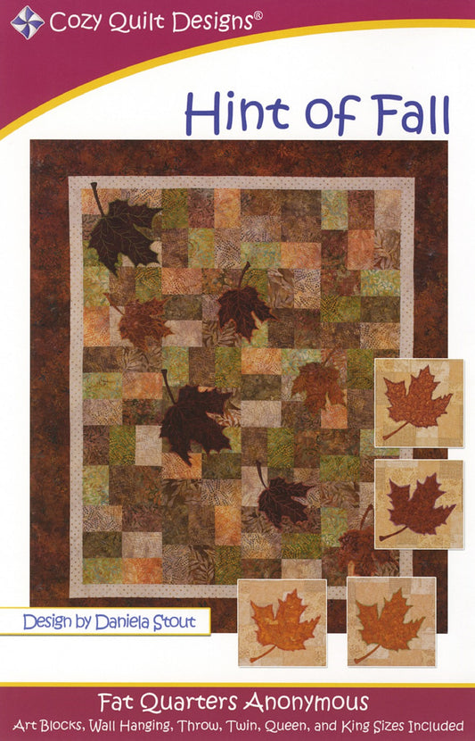 Hint of Fall Quilt Pattern by Cozy Quilt Designs