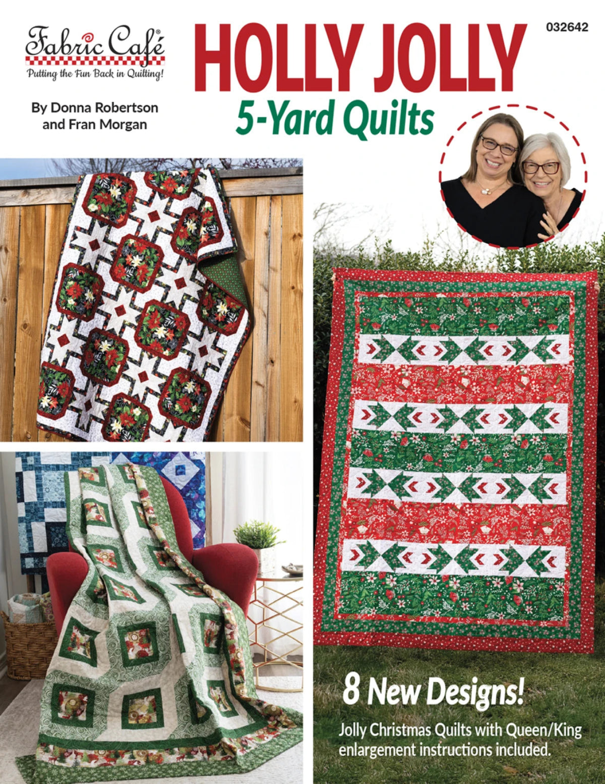 Holly Jolly 5-Yard Quilts-Fabric Cafe-8 Designs