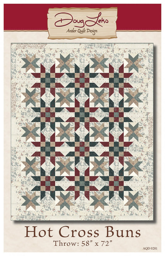 Hot Cross Buns Quilt Pattern by Doug Leko-Antler Quilt Designs