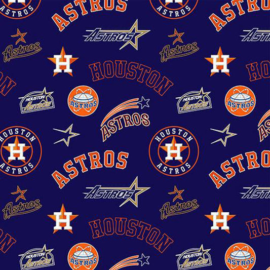 Houston Astros Logos Through The Years-Fabric Traditions-BTY
