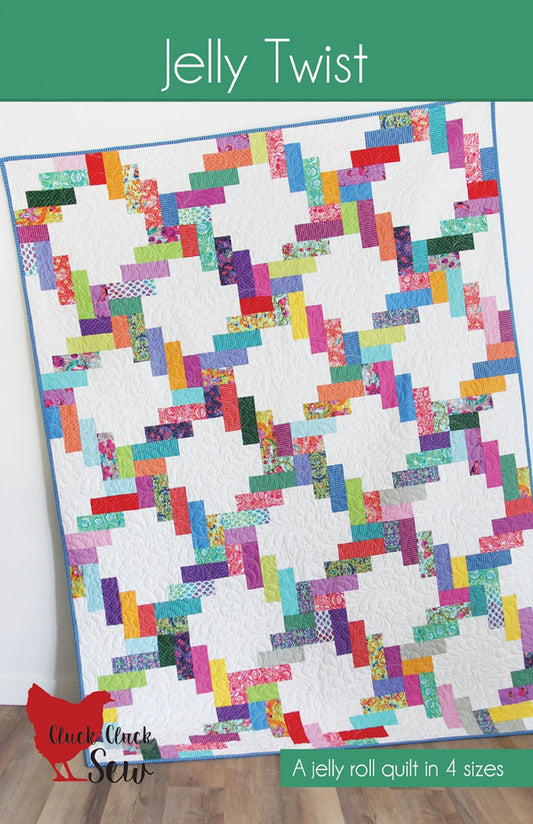 Jelly Twist Quilt Pattern by Cluck Cluck Sew