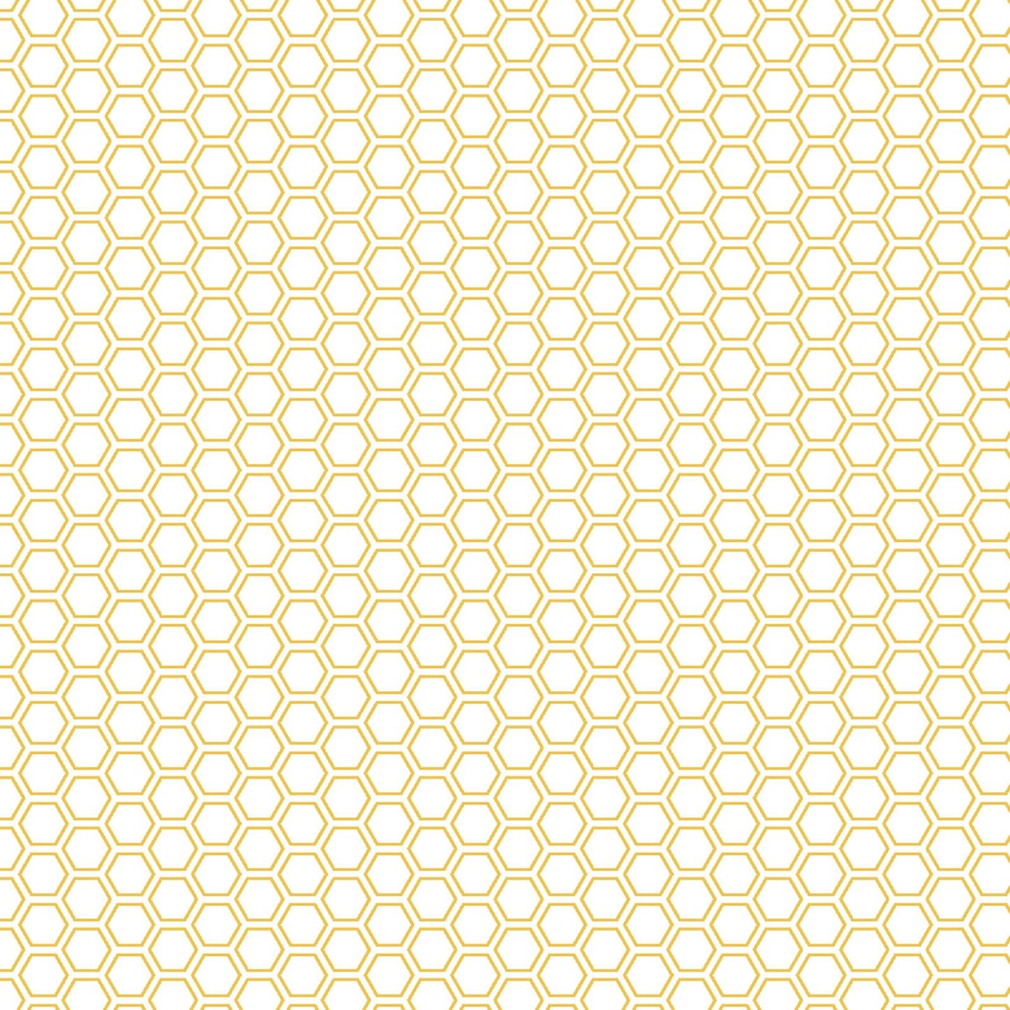 Kimberbell Basics-Gold Honeycomb on White-BTY-Maywood Studios
