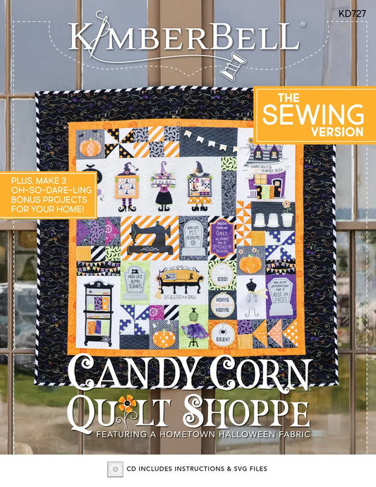 Candy Corn Quilt Shoppe Pattern Book-Incl. CD-Kimberbell
