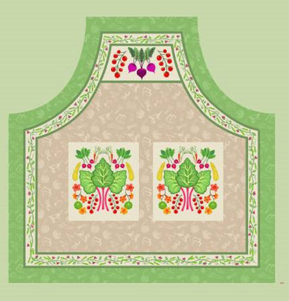 Kitchen Garden Apron Panel by Lewis & Irene-1 yard Panel