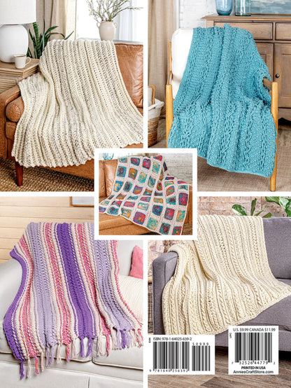 Loop N Lace Afghans-5 Designs-Annie's Crochet