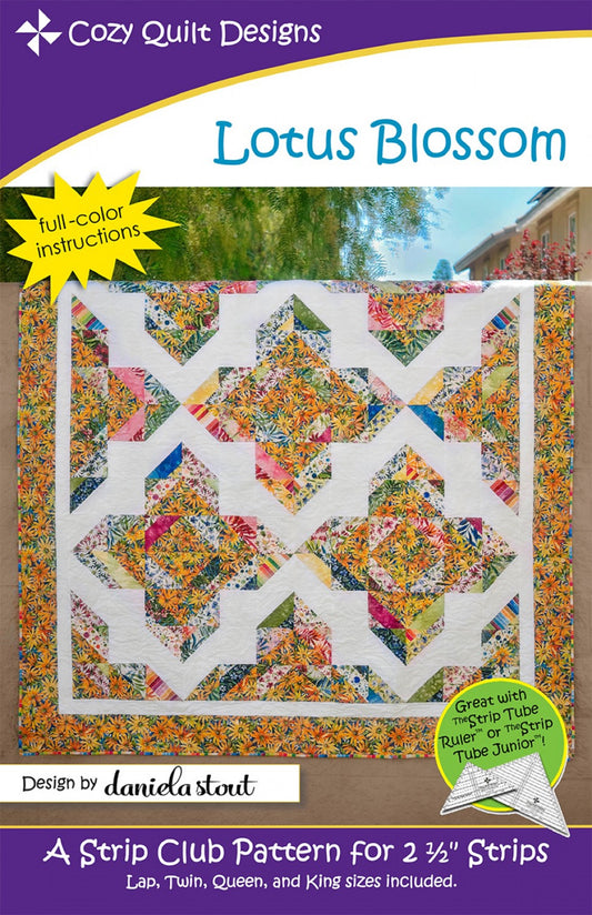 Lotus Blossom Quilt Pattern by Cozy Quilt Designs