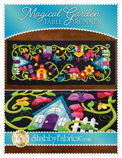 Magical Garden Table Runner Pattern by Shabby Fabrics