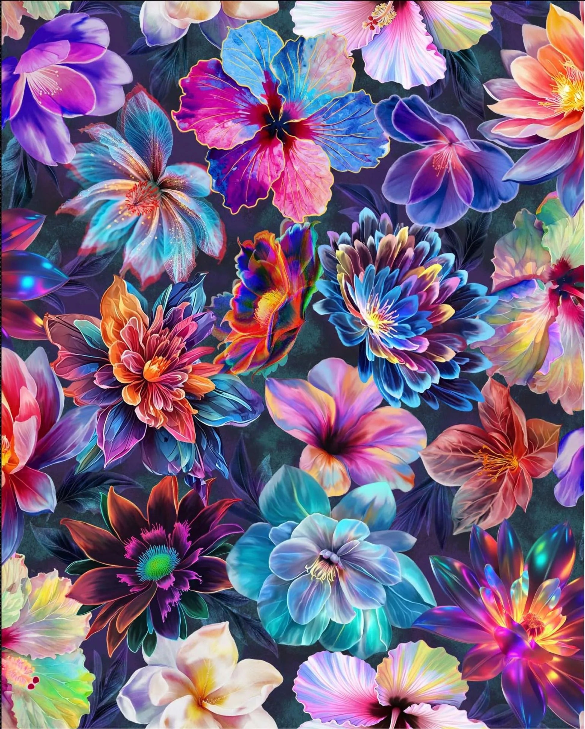 Mystic Blossoms Floral by Oasis Fabrics-By The Yard