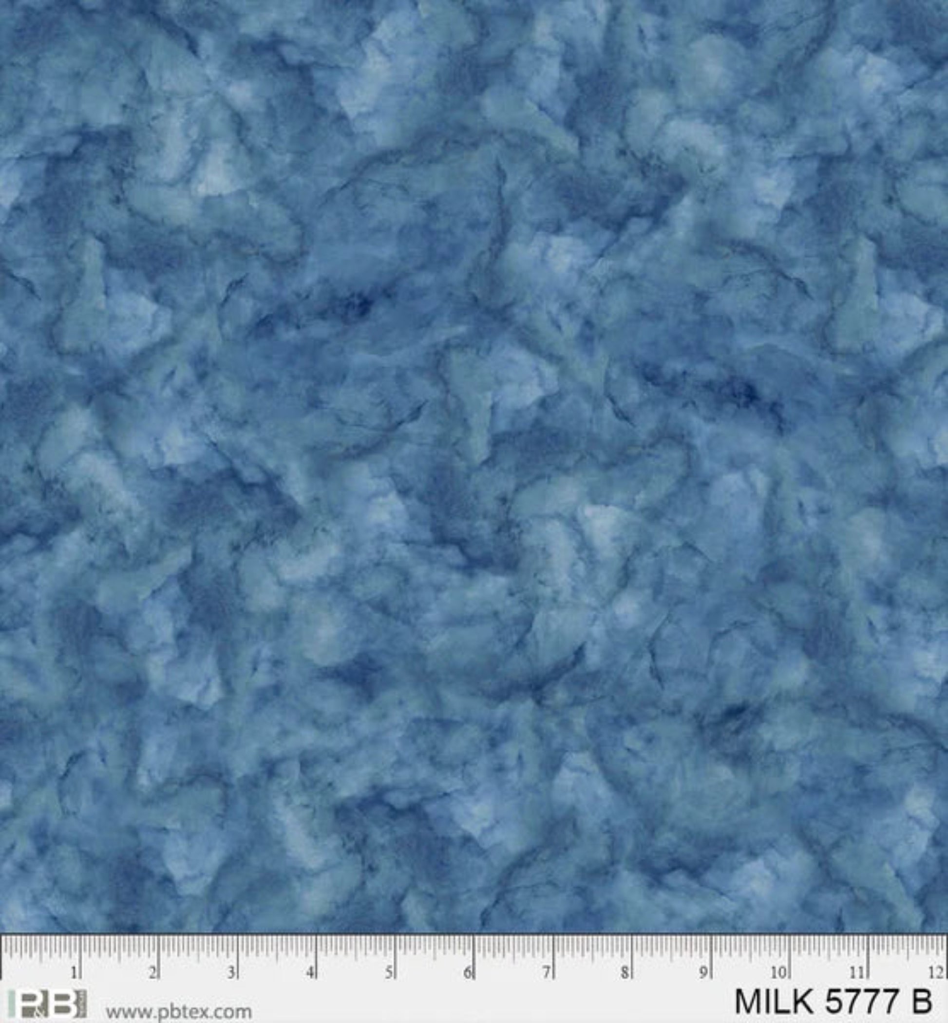 Milk Paint Textured Collection-P&B Textiles-BTY-Blue Swirl