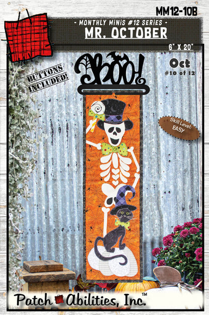 Mr. October Door Hanging Pattern by Patchabilities