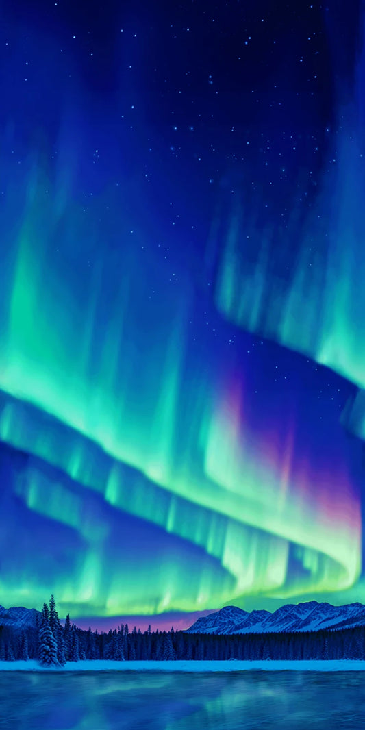 Aurora Borealis-Blue/Green-Studio E-108"