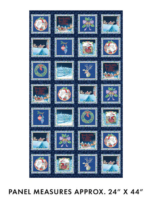 Night Before Christmas Panel by Benartex Fabrics