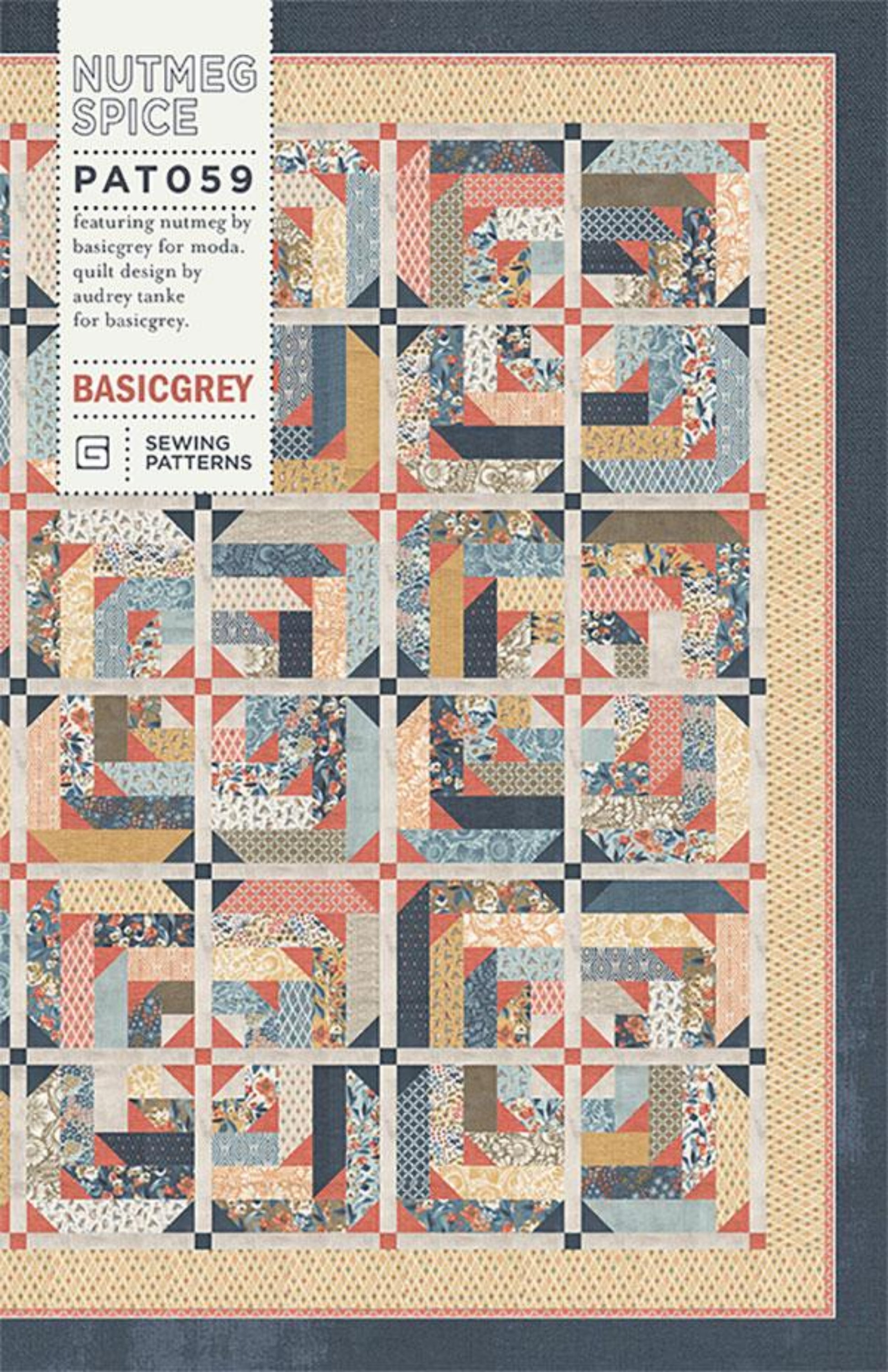Nutmeg Spice Quilt Pattern by Basic Grey