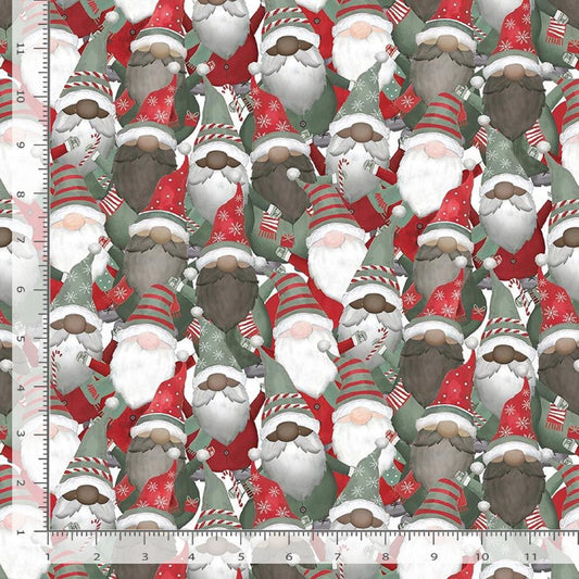 Packed Holiday Santa Gnomes-Timeless Treasures-BTY