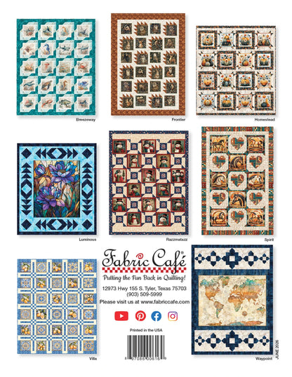 Panel Pizzazz -3 Yard Quilts - Fabric Cafe-8 Designs