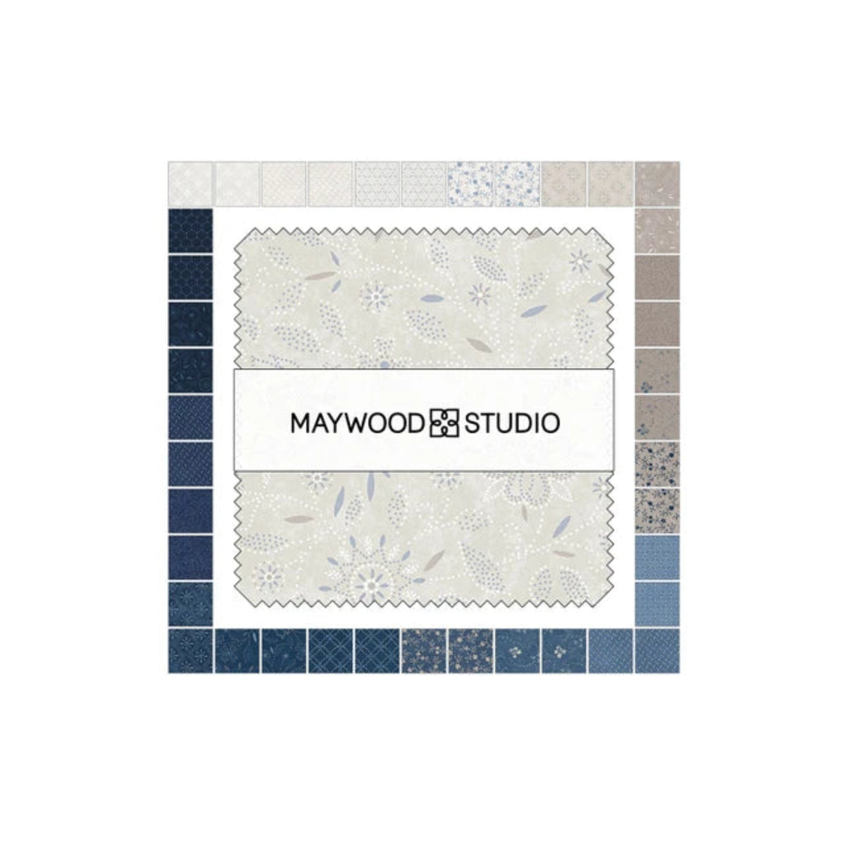 Patchwork Blue Charm Pack-42-5 Inch Squares