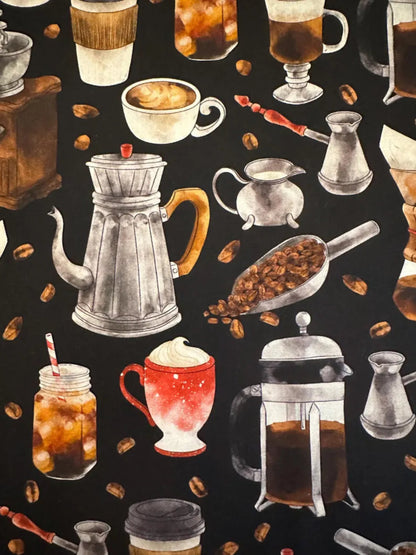 Perfect Blend-Coffee -Quilting Treasures-BTY