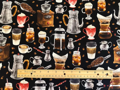 Perfect Blend-Coffee -Quilting Treasures-BTY