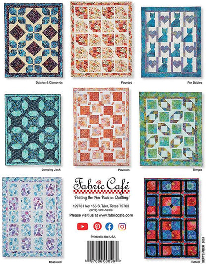 Project Book "Double Focus 3 Yard Quilts" by Fabric Café