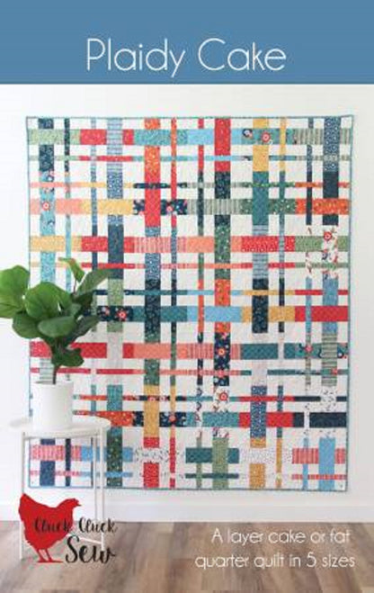Plaidy Cake Quilt Pattern by Cluck Cluck Sew-5 Sizes Included