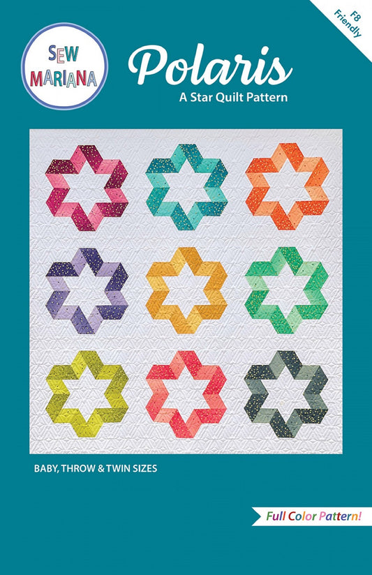 Polaris Quilt Pattern by Sew Mariana-Fat Eighth Friendly
