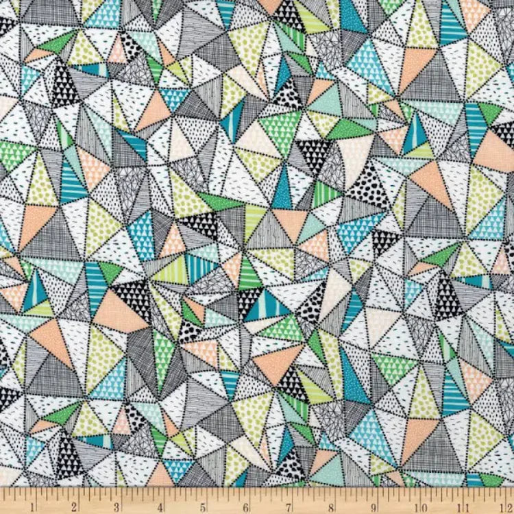 Posh Hedgehogs-Triangles-Geometric-BTY-Quilting Treasures