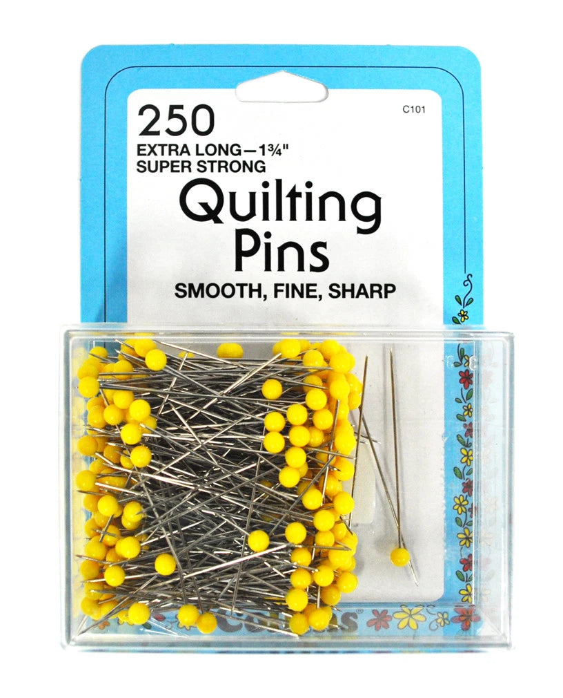Quilting Pins-250 Extra Long-1-3/4 Inch-Collins