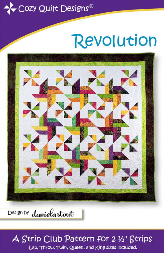 Revolution Quilt Pattern by Cozy Quilt Designs