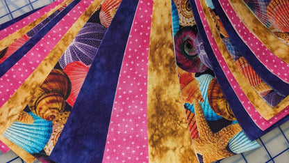 Jelly Roll-Sally Sells Seashells-20-2 1/2" Strips