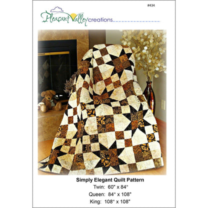 Simply Elegant Quilt Pattern by Pleasant Valley Creations