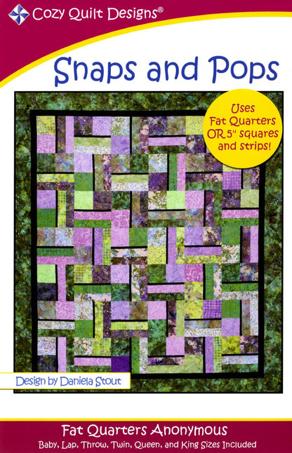 Snaps and Pops Quilt Pattern by Cozy Quilt Designs