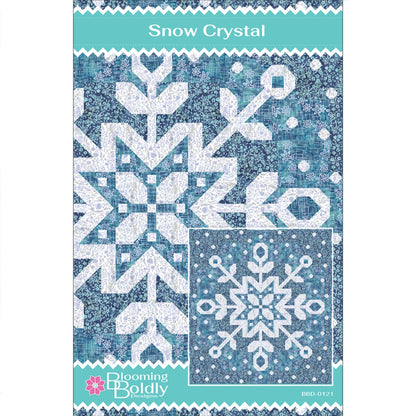 Snow Crystal Quilt Pattern by Blooming Boldy Designs