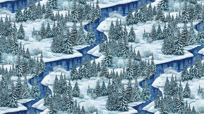 Snowy Brook-Night-Robert Kaufman-BTY