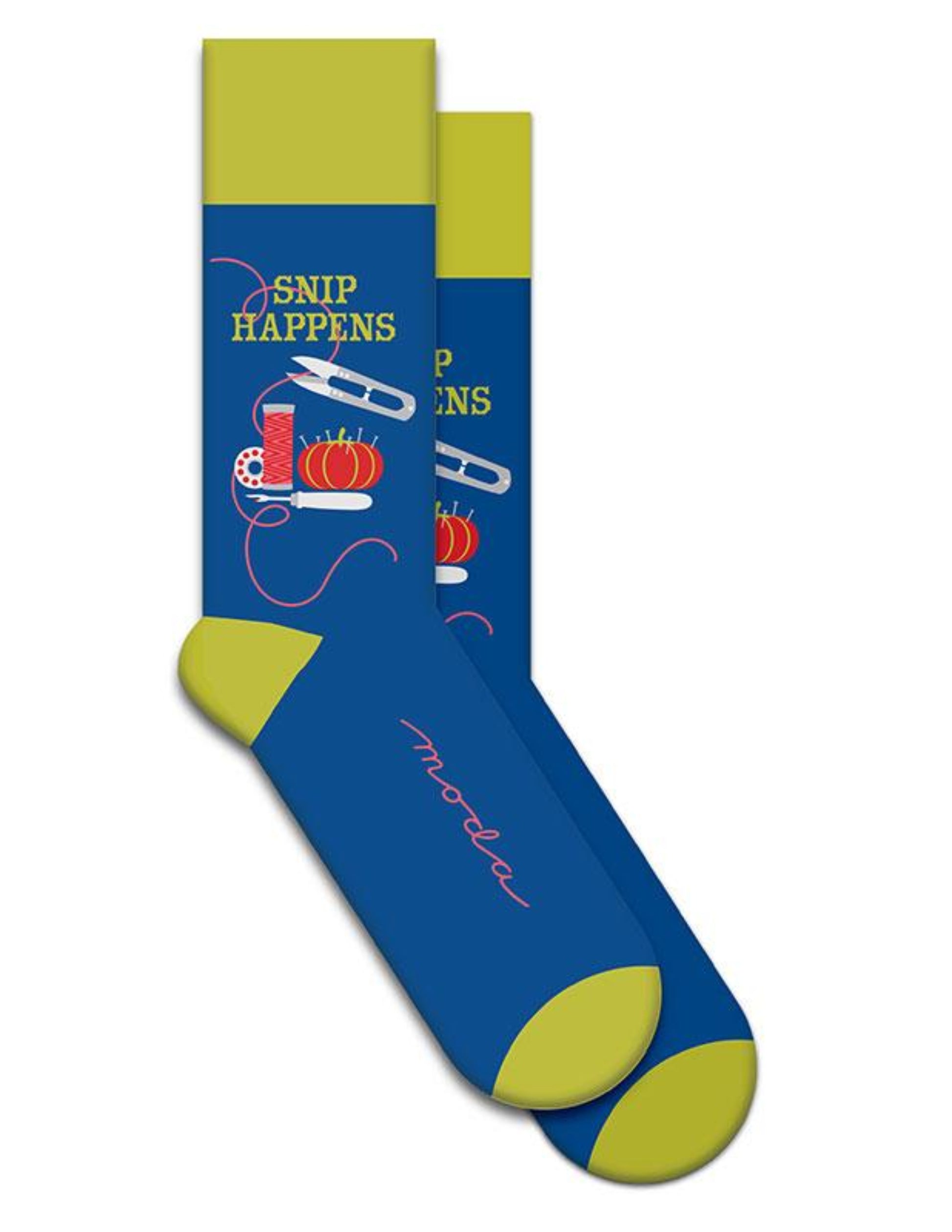 Sewing Socks-One Size Fits Most-Moda Fabrics-One Pair