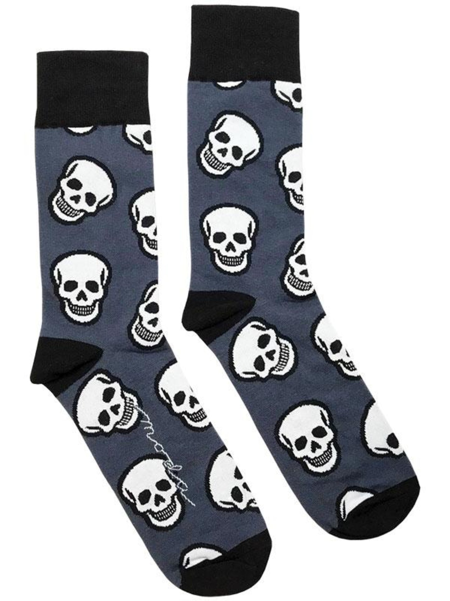 Skull Socks-One Pair-One Size Fits Most-Moda Fabrics