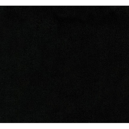 Solid Black 2-ply Flannel-Robert Kaufman-BTY